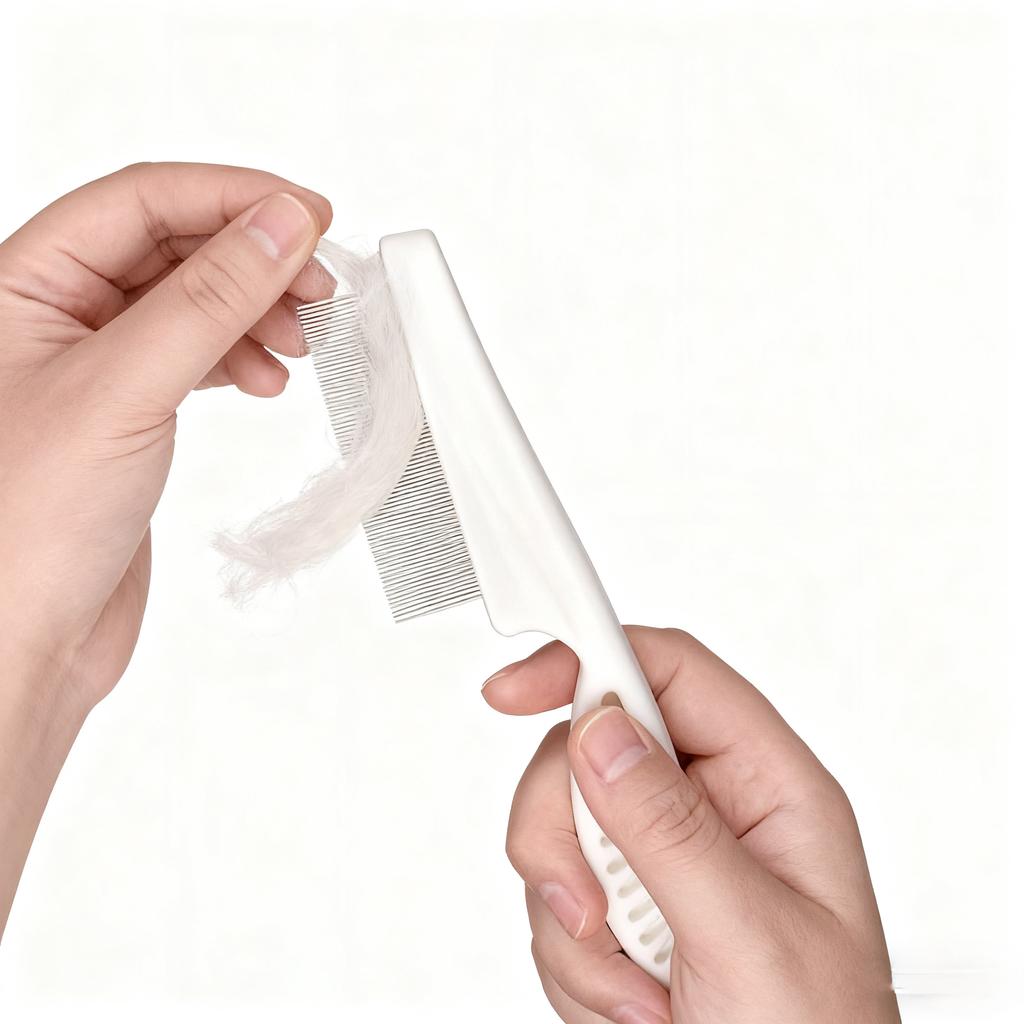 Pet Cleaning & Bathing Hair Teeth Face Eye Needle Flea Comb for Cats and Dogs for Grooming