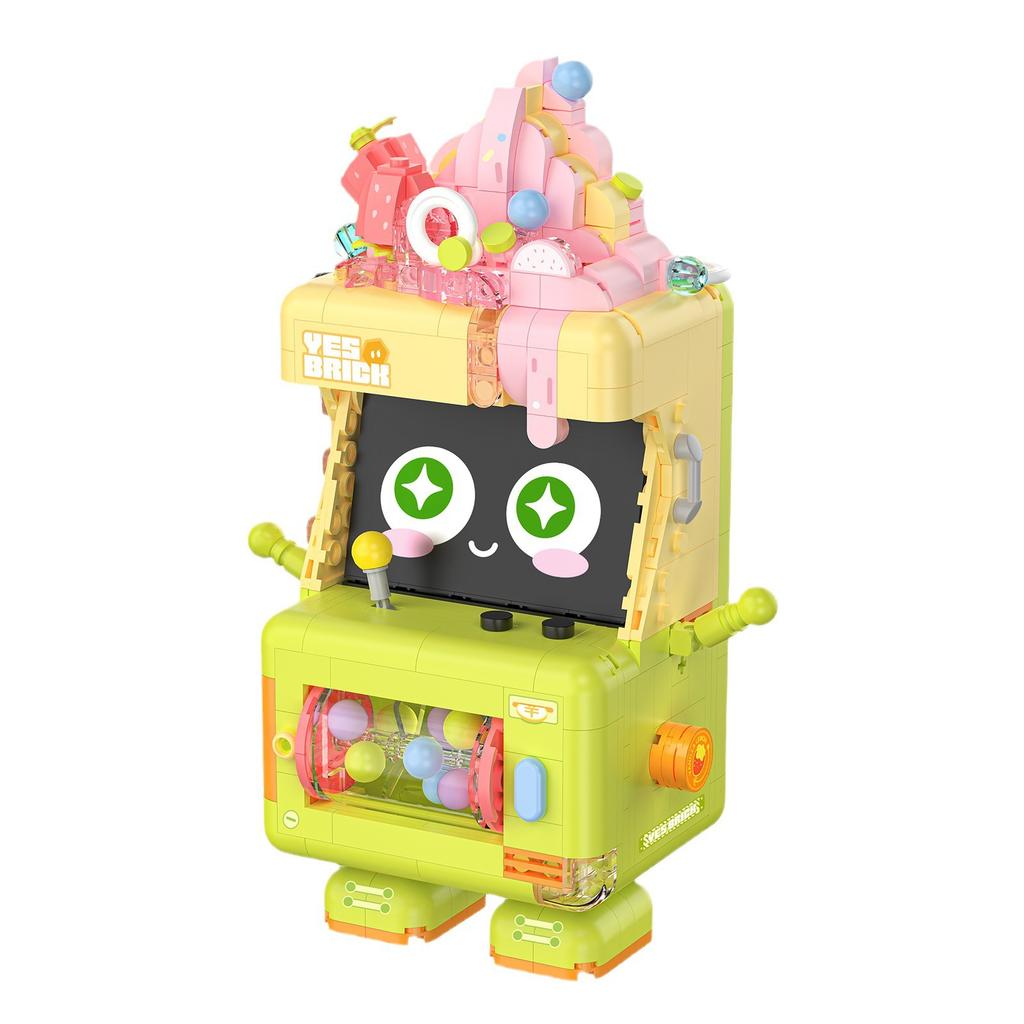 Brick Also Mini Granules 2174-2175 Ice Cream Machine Building Block Ornament Puzzle Assembly