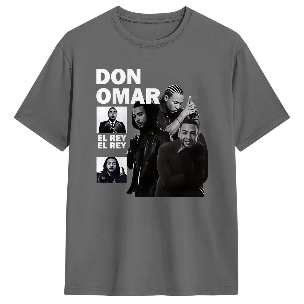 Harajuku T Shirt Beach Rapper Don Omar Novelty T Shirts Cotton Tshirt For Unisex Y2k Fun Pattern Short Sleeve Tops