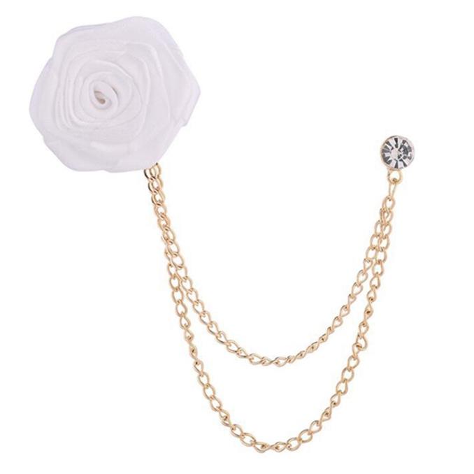 Свадебная брошь для жениха, брошь ручной работы с цветком розы, булавка для лацкана, мужская брошь для костюма