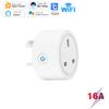 Адаптер для автоматизации умного дома: Розетка Apple Homekit Wi-Fi, Великобритания, 3 контакта, 16a 20a, таймер мониторинга электричества