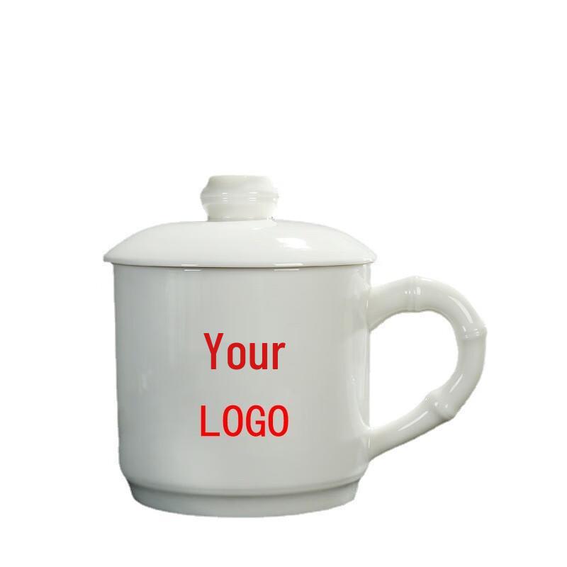 Chaxun Bamboo Joint Ceramic Insulated Teacup with Lid