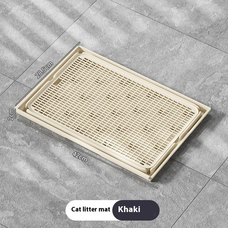 Сращиваемый Двухслойный Коврик для Кошачьего Туалета Водонепроницаемые Коврики Коврик для Кошачьего Туалета Чистая Подкладка Товары Принадлежности для Чистоты Питомцев