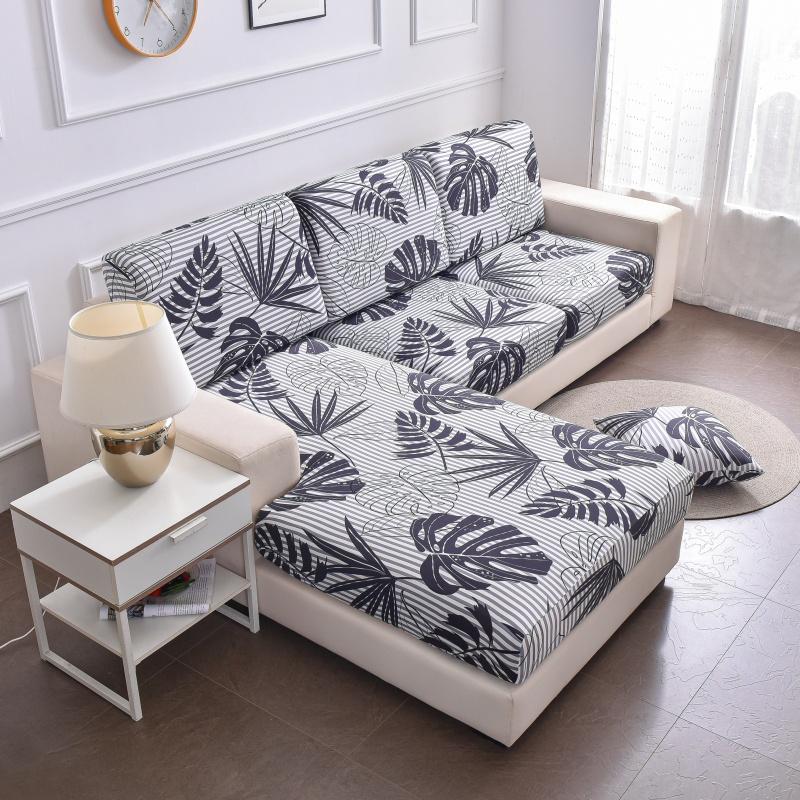 1Pcs Print Sofa Cushion Coverastic Protector Sofa Cover Personality Slipcover Matching Washable Couch Cover