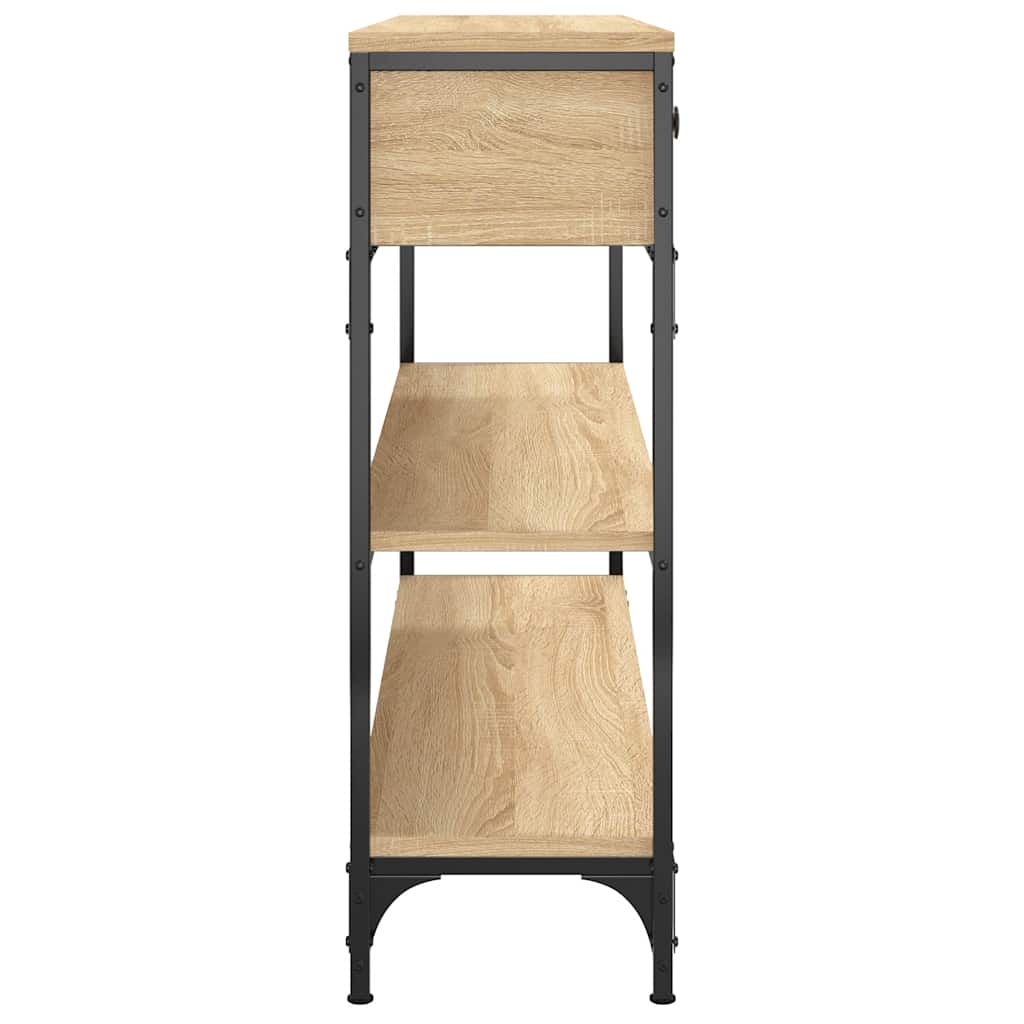 Console Table Sonoma Oak 100x25x75 cm Wood Based Panel