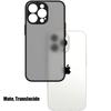 Coque - E.F.CONNECTION - pour iPhone 15 Pro - Antichoc - 2 Verres Trempés Offerts - Matte semi-transparente
