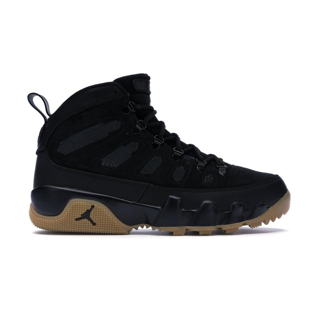 Air Jordan 9 Retro Boot NRG Черный Резина Мужские Кроссовки Резина-Светло-Коричневый AR4491-025
