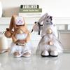 Cow Faceless Doll Ornament Creative Standing Gnome Festival Bell Doll Toy