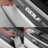 AUYGS1 Car Threshold Tape Door Sill Sticker for Volkswagen VW GOLF 3 4 5 6 7 8 VW MK4 MK5 MK6 MK7 GTD GTI GLI Trunk Bumper Guard Strips