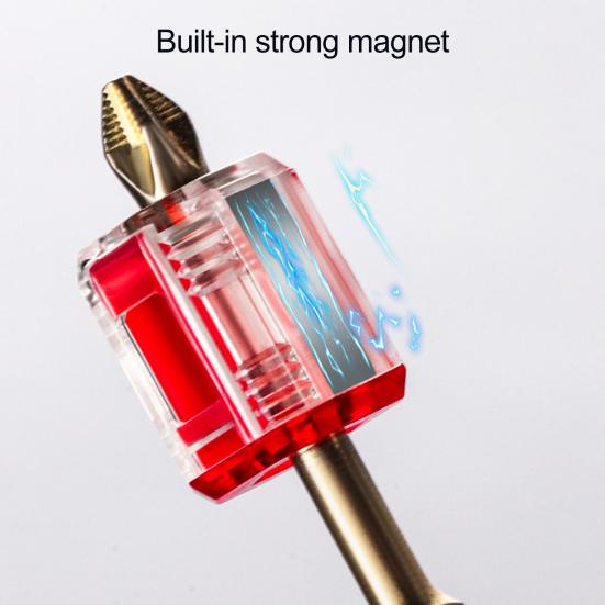 Кольцо-намагничивающее для бит-отверток, мгновенное намагничивание, съемный магнитный фиксатор винтов