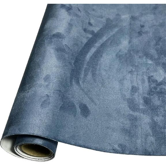 Ткань для обивки потолка из замши 0,6 мм Самоклеящаяся замшевая ткань Липкая кожаная ткань для DIY интерьера автомобиля и обивки потолка(Зеленый, 20 см x 50 см)