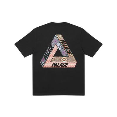 Palace FW21 Футболка Ultimo Tri-Eye с треугольным логотипом, топы унисекс, черная P21TS238