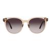 Personality Design Acetate Round Sunglasses Women sunglasses Light-Brown FT1133K45B