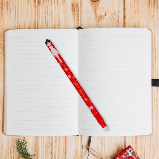 Набор стираемых ручек Рождественские Ручки с гладкими чернилами Многоразовые гелевые ручки на праздничную тематику для списков желаний, любовных открыток, праздничных открыток, праздничный декор для стола