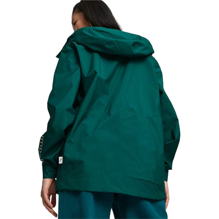 Puma Однотонная куртка на молнии с длинным рукавом Куртки унисекс Зеленый 620838-43