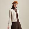 Zhaojun Women's Pure Cashmere Cable Knit Cardigan