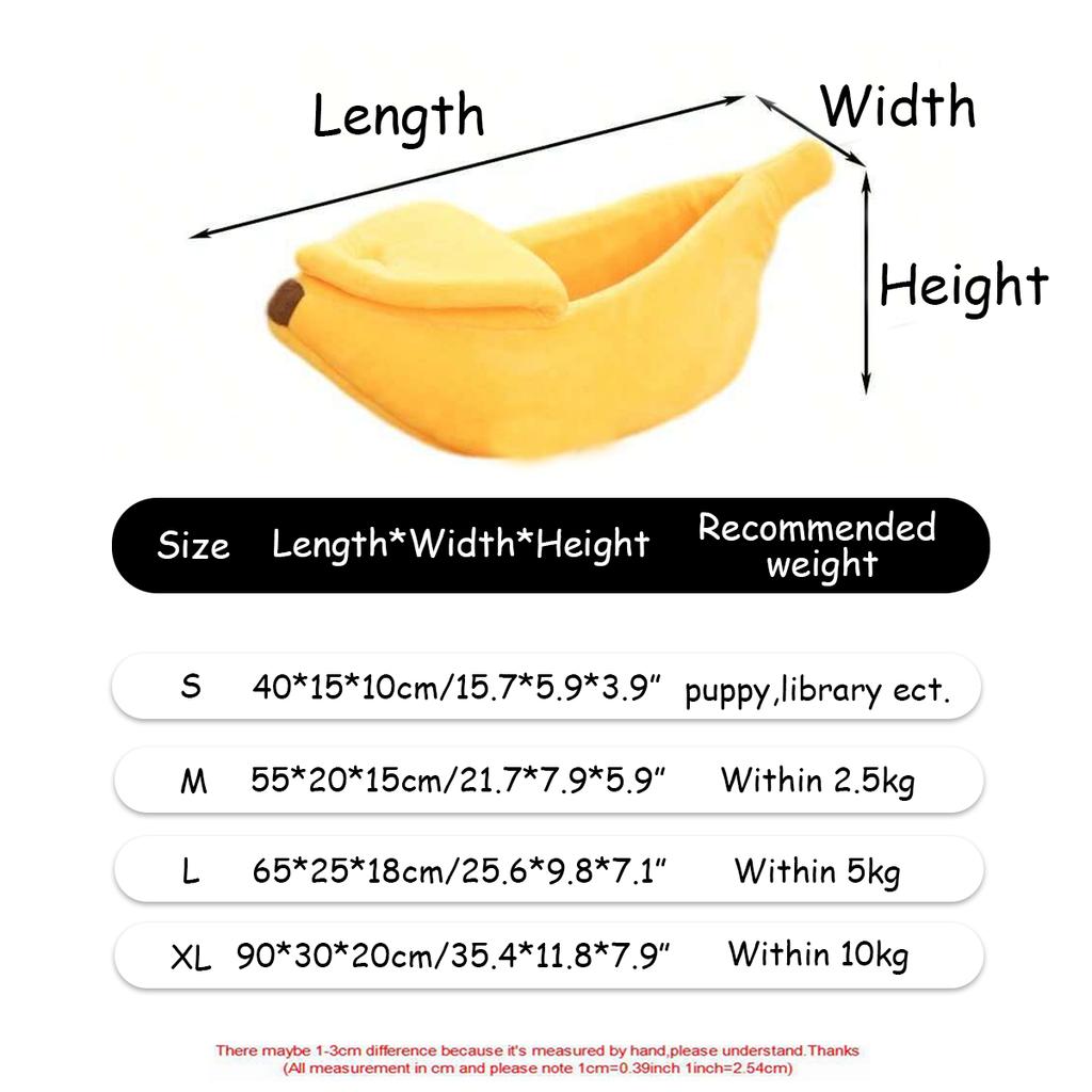Смешная милая кровать в виде банана для кошек, переносная теплая корзина для щенков, будка для кошек, кровать, гнездо в виде банана для собак, можно открывать и закрывать