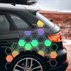 10 шт. полые/твердые сотовые наклейки для автомобиля DIY спортивные авто боковые двери украшения автомобиля весь кузов виниловые наклейки открытый стиль стиль