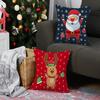 Set of 2 Square Printed Cushion Covers 40.64 Cm for Sofa Christmas Decorations Items for Home Xmas