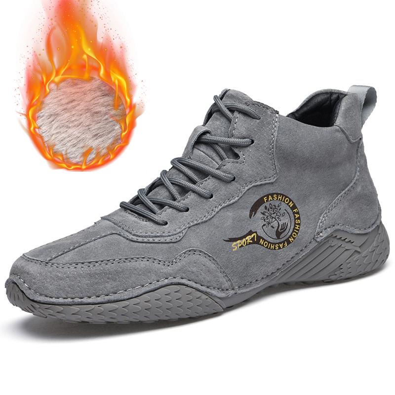 Ботинки из натуральной кожи ручной работы, мужская обувь, удобные ботильоны для мужчин, повседневная обувь, мокасины, мужские зимние ботинки