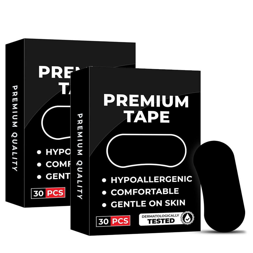 30/60 шт. Ротовая лента для сна, полоски для рта против храпа, гипоаллергенные, медицинского класса, полоски для носового дыхания, уменьшают сухость во рту