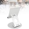 Настольный держатель для мобильного телефона с регулируемой высотой и углом наклона, большая металлическая основа, подставка для чтения, подставка для планшета