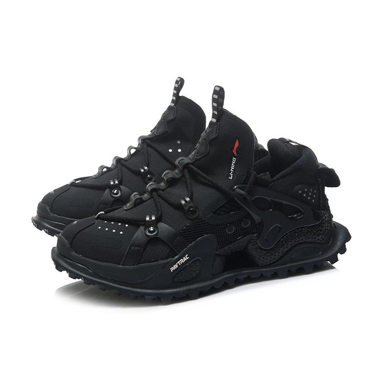 Женские низкие кроссовки Li Ning Pan Gu Chunky Черные AGLR150-11