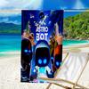 proof beach towel with a Astro Bot pattern - soft,absorbent,quick-drying,machine washable - perfect for swimming,camping,bathing