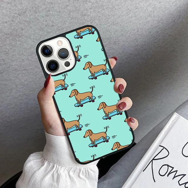 Чехол для телефона с изображением таксы Для iPhone 17 Air 16 15 14 plus 12 13 pro max coque Оболочка Fundas