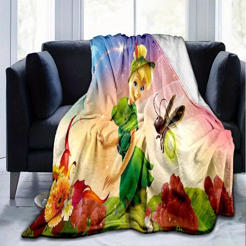 1pc Fairies Printing Blanket Soft, All Season Throw for Living Room, Bedroom,Personalized Gift with Adorable Cartoon Design