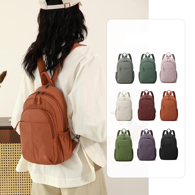 Рюкзак большой вместимости Женская дорожная сумка Многослойный студенческий школьный рюкзак Многофункциональная нагрудная сумка