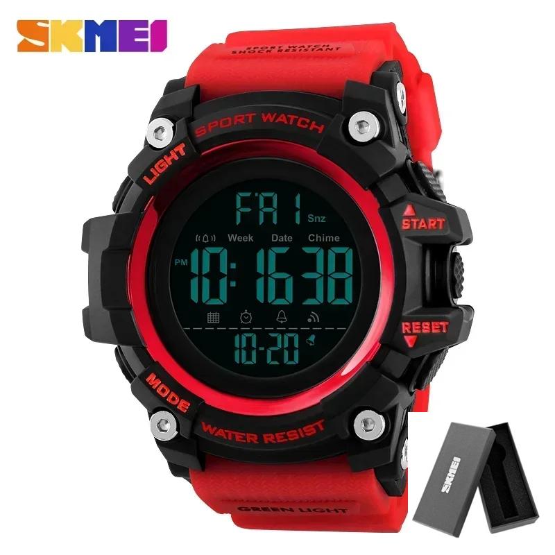 SKMEI 1384 Мягкие часы для мужчин reloj hombre с ударопрочностью, 2 часовых пояса, спортивные часы, секундомер, таймер обратного отсчета, мужские цифровые часы