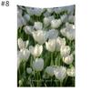 Tulip Floral Tapestry Natural Aesthetic Wall Decoration High-Quality Home Furnishing For Bedroom And Living Room