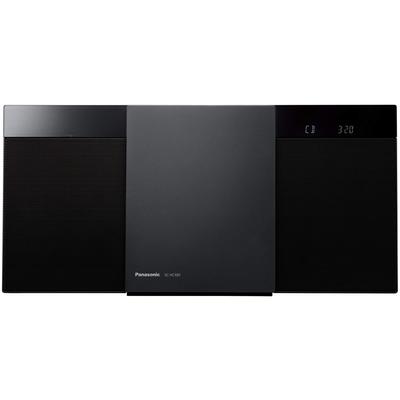 Panasonic Мини-компонент FMAM 2-диапазонный Bluetooth-совместимый с функцией записи на USB-накопитель SC-HC320-K черный
