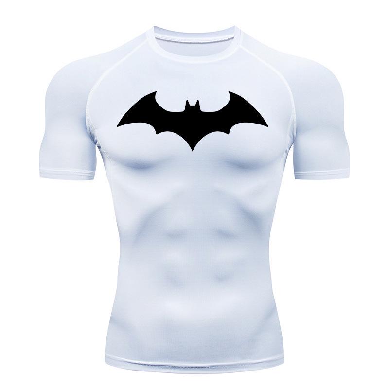 Мужская спортивная футболка с быстрым высыханием 2023: Дышащий, Влагоотводящий, Эластичный, Плотная посадка для бега и спортзала