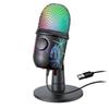 Usb Condenser Microphone With Rgb Lighting, Plug &amp; Play Pc Microphone For Gaming, Streaming, Podcasting On Ps5/ps4, Computer With Noise Reduction 