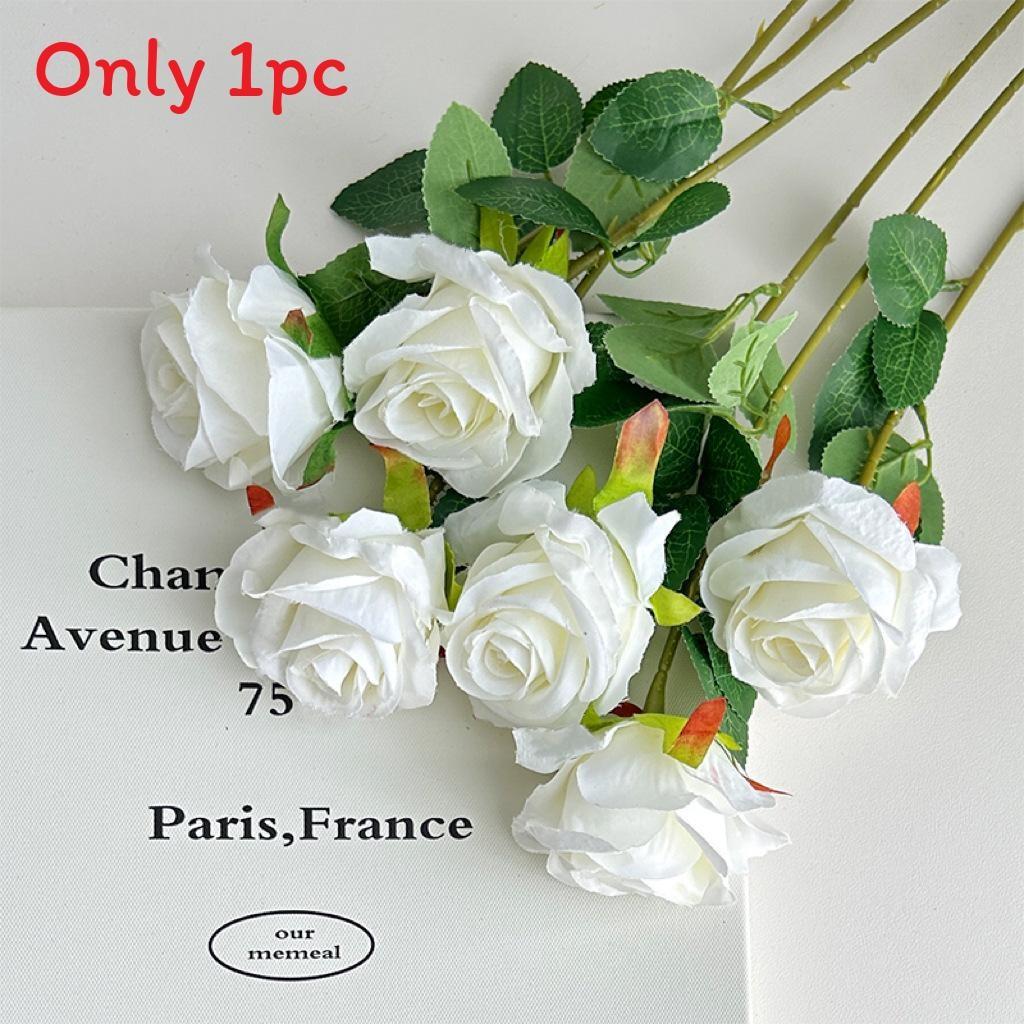 Artificial Silk Rose Flower For Wedding Party Home Decor Wall Display Arrangement