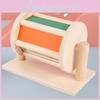 Montessori Wooden Textile Drum Puzzle Toy For Early Childhood Play Learning And