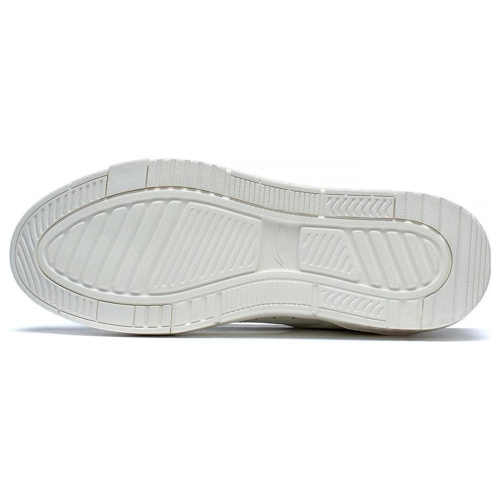 Li Ning COMMON 70-е Износостойкие И Легкие Низкие Скейтбордические Кроссовки Мужские Белые AGCT043-1