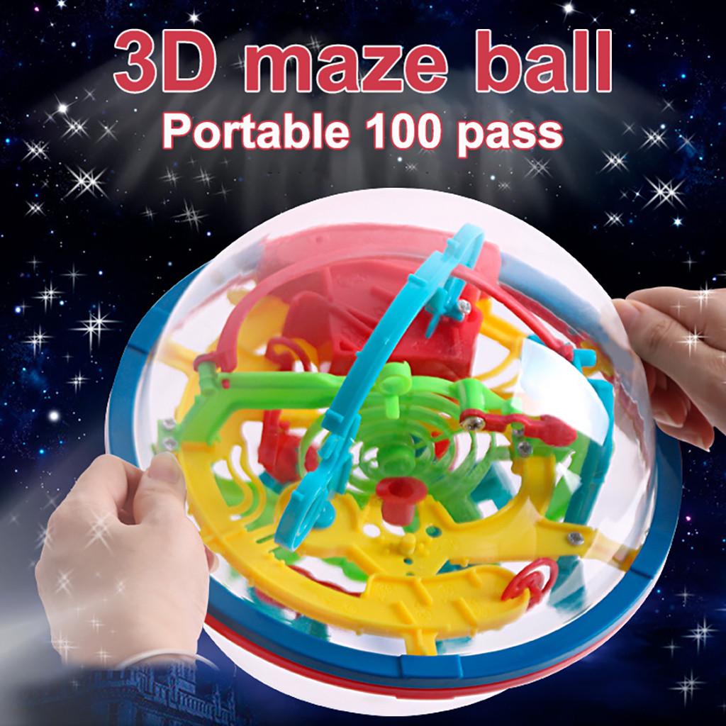 3D Puzzle Ball Interactive Maze Game with 100 Challenging Puzzle Game