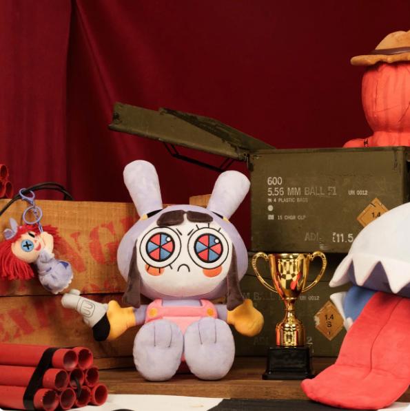 Оригинальная плюшевая игрушка Помни из The Amazing Digital Circus Мягкий набивной клоун Коллекционный товар Для фанатов анимации Домашний декор