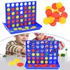 Foldable Connect 4 In A Line Board Game Children'S Educational Toys Kids Childre