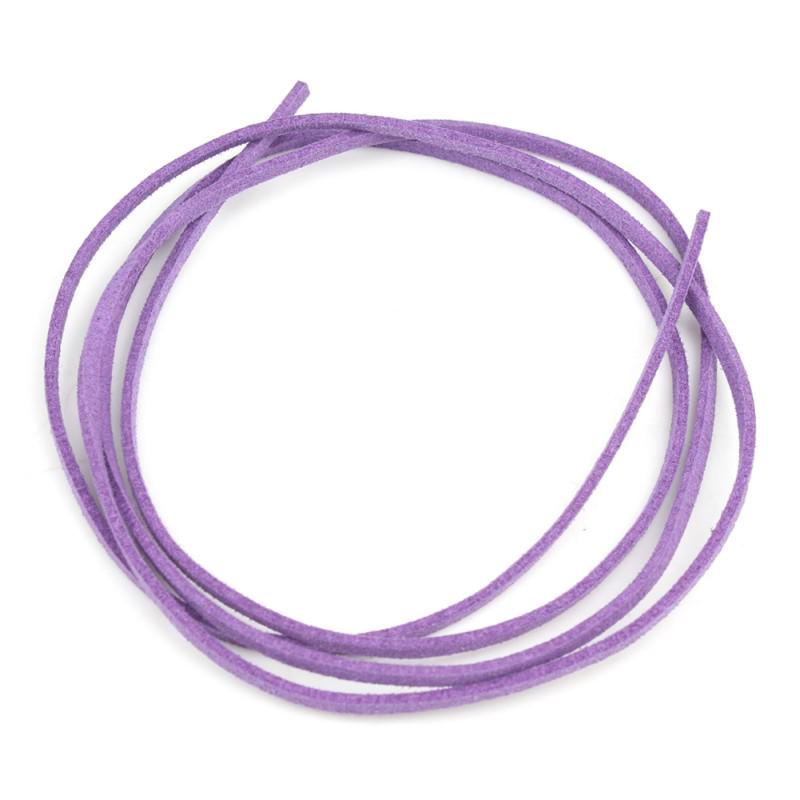 10 Colors 5M Flat Faux Suede 2.5mm Width Korean Velvet Leather Cord Rope String for Jewelry Making