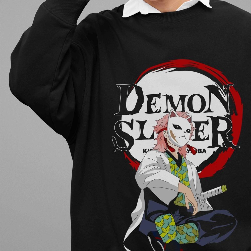 Demon Slayer Sweatshirt Tanjiro Sweater KNY Zenitsu Inosuke Nezuko Unisex Pull
