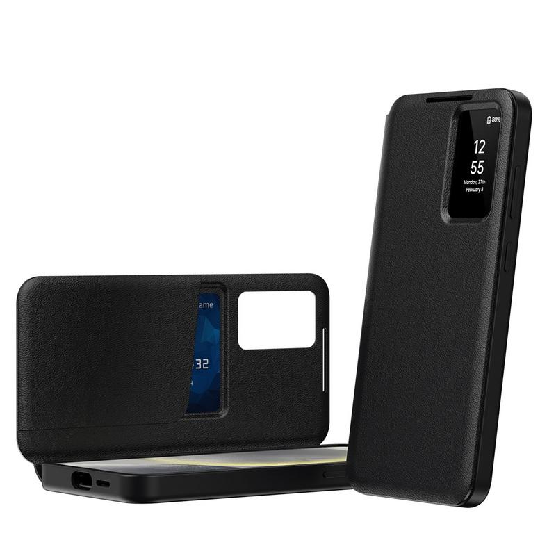 Полная защита складной кожаный чехол с отделением для карт для Samsung S24 Ultra S23 Plus S22 роскошный противоударный мягкий матовый чехол для телефона