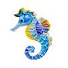 Metal Sea Animal Wall Decoration Colorful Turtle Fish Seahorse Crab