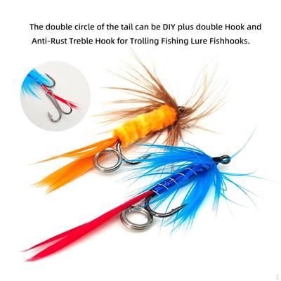 5 шт. нахлыстовые приманки с крючками, реалистичные уличные крючки