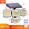 122/138/171/198/333 LED Solar Lights Outdoor Motion Sensor Human Induction Adjustable Head IP65 Waterproof Solar Power Wall Lamp