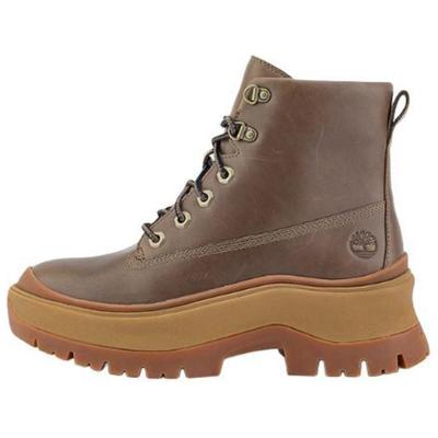 Водонепроницаемые нескользящие повседневные удобные ботинки Roxie Lane для отдыха на открытом воздухе до середины голени женские ботинки коричневого цвета A295JEM4