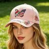 Fashion Summer Sunscreen Baseball Cap Butterfly 1D 3D Printing Show Face Small Temperament Outdoor Sun Hat Versatile